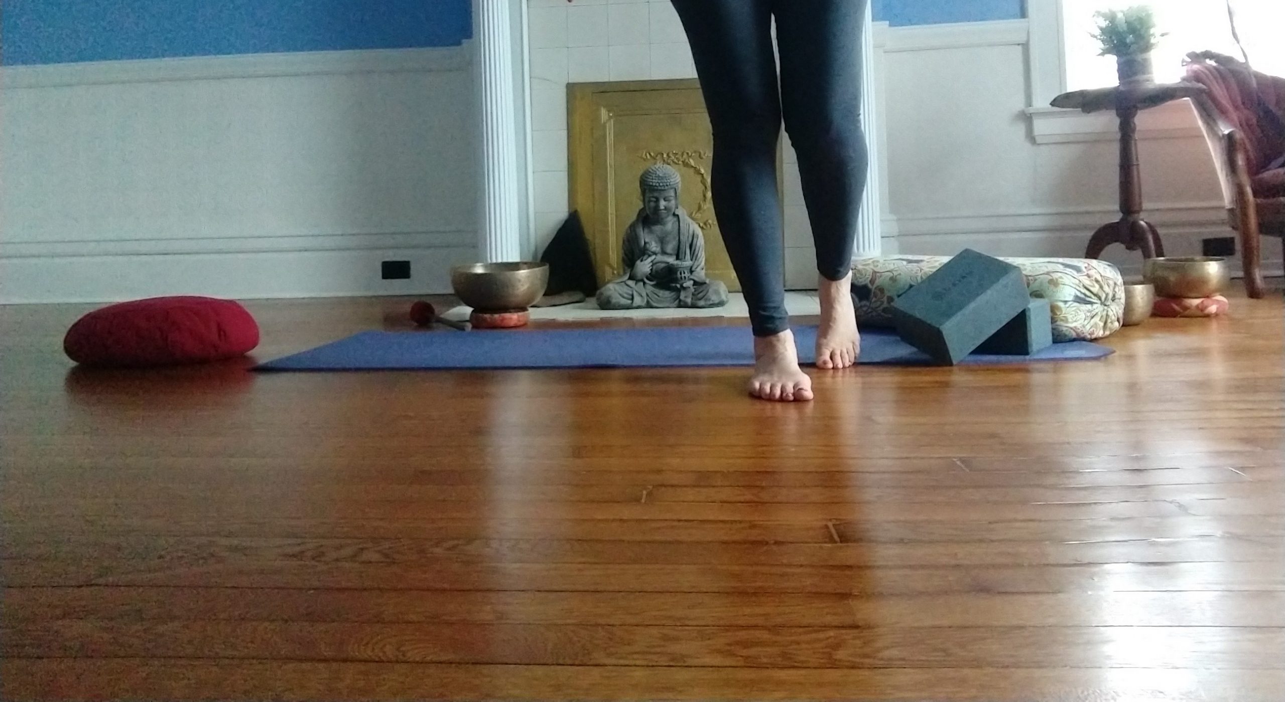 Kitty's at home yoga studio